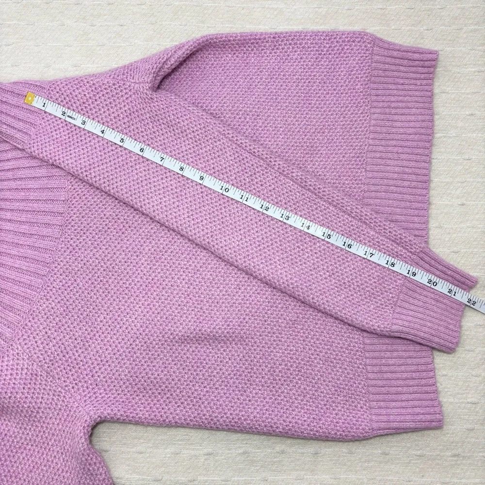 J. Crew Turtleneck Pink Cozy Soft‎ Barbie Winter Sweater Size S - Picture 7 of 9